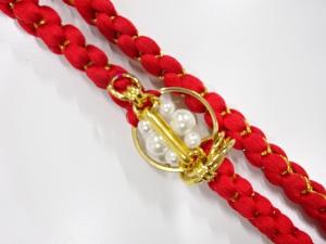 正絹　振袖用　手組帯締め